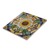 Carreau La mosaïque de Sunflower Faux d'été (Côté)
