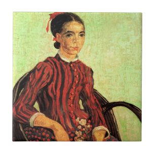 Carreau La Mousmé, assise de Vincent van Gogh