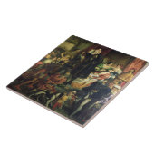 Carreau La naissance de Henri IV (1553-1610) au château de (Côté)