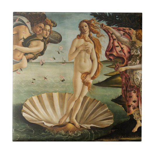 Carreau La naissance de Vénus - Sandro Botticelli (Devant)