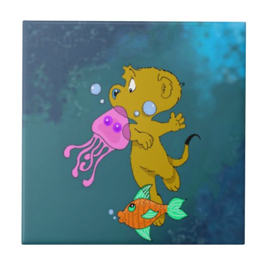 Carreau La natation de Ferald (Devant)