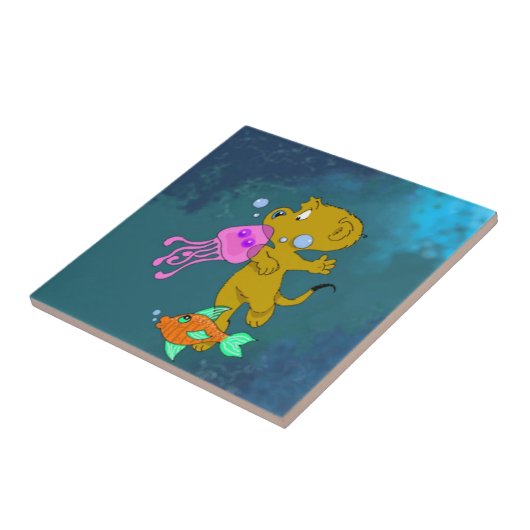 Carreau La natation de Ferald (Côté)