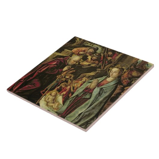 Carreau La nativité (Côté)