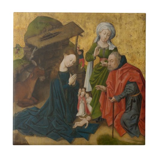 Carreau La nativité, circa 1460 (Devant)