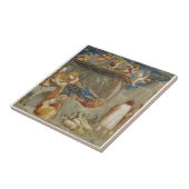 Carreau La Nativité de Jésus Christ par Giotto (Côté)