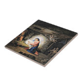 Carreau La Nativité du Christ, Vladimir Borovikovsky, (Côté)