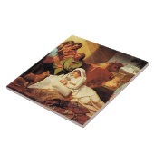 Carreau La Nativité par John Singleton Copley (Côté)
