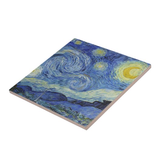 Carreau La nuit étoilée de Van Gogh (Côté)