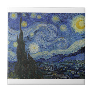 Carreau La Nuit étoilée de Van Gogh