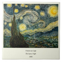 La nuit étoilée de Vincent van Gogh (1889)