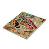 Carreau La peinture Abstraite de composition de Kandinsky (Côté)