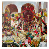 La peinture de Sorolla - Séville, la danse
