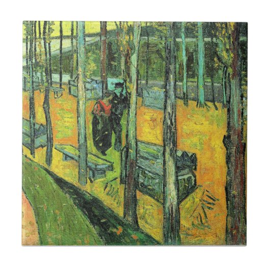 Carreau La peinture de Van Gogh, Alychamps, Automne (Devant)