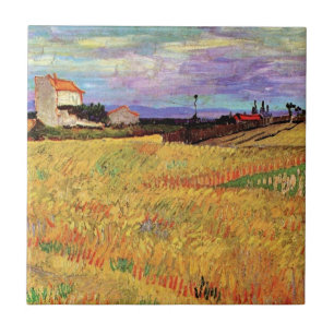 Carreau La peinture de Vincent van Gogh, Champ de blé,