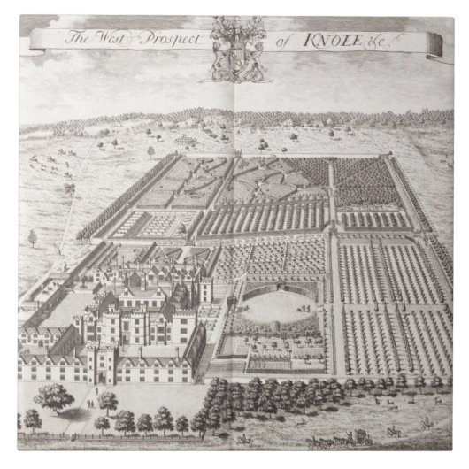 Carreau La perspective occidentale de Knole, de (Devant)