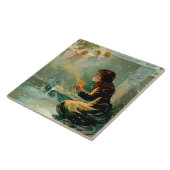 Carreau "La Petite Fille de Match" par E S Hardy (Côté)