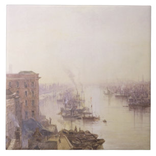 Carreau La piscine de l'hôtel d'Adelaïde, pont de Londre