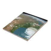 Carreau La Planète Panoramique Terre Et Les Etats-Unis. (Côté)