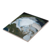 Carreau La Planète Terre Montre La Couverture De Glace De  (Côté)