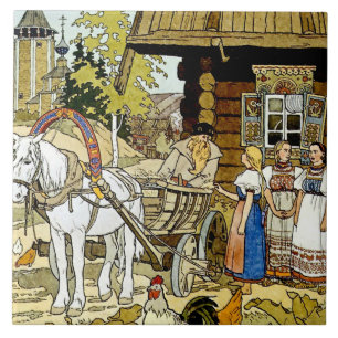 Carreau « La plume de Finist » par Ivan Bilibin