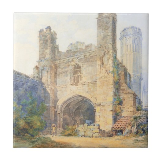 Carreau La porte de St Augustine, Cantorbéry (Devant)