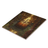 Carreau La porte du château (par Ferdinand Knab) (Côté)