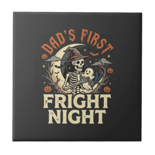 Carreau La première nuit effrayante de papa Halloween