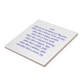 Carreau La prière de Francis de saint (Côté)