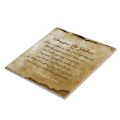 Carreau La prière de Jabez, le vers de bible, 1 fait la (Côté)