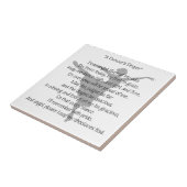 Carreau La prière d'un danseur (Côté)