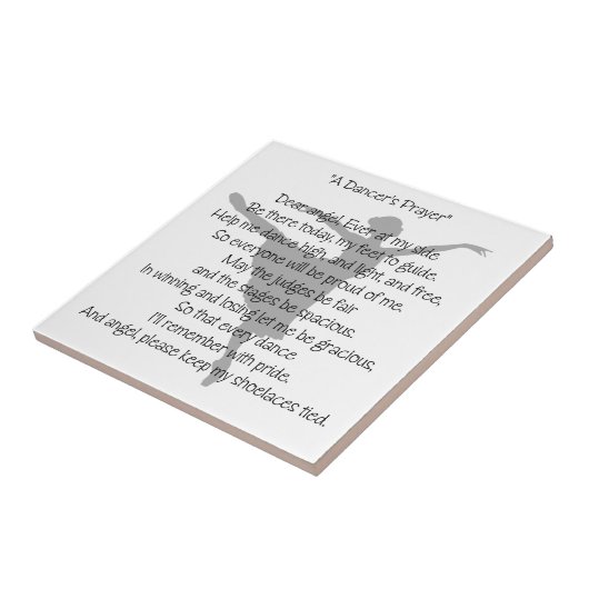 Carreau La prière d'un danseur (Côté)