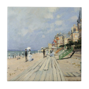 Carreau La promenade à Trouville par Claude Monet