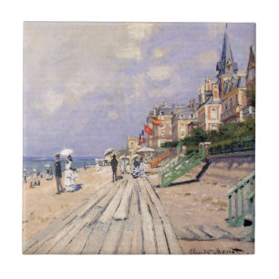 Carreau La promenade chez Trouville Claude Monet