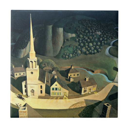 Carreau La promenade de minuit de Paul Revere (Devant)