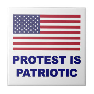 Carreau La protestation est patriotique