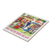 Carreau La reine des coeurs crie "avec sa tête ! " (Côté)