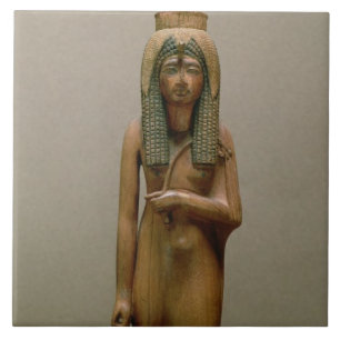 Carreau La Reine divine Ahmose Nefertari (bois peint)