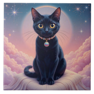 Carreau La Reine Du Ciel De Chat Noir