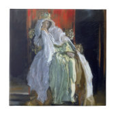 Carreau La reine du Danemark (par l'abbaye d'Edwin Austin) (Devant)