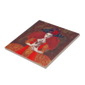Carreau La Reine Rouge. (Côté)