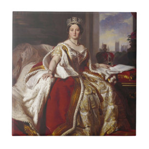 Carreau La Reine Victoria : Couronnement