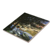 Carreau La rive de la Seine, Bennecourt par Claude Monet (Côté)