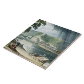 Carreau La Roche, des "vues sur la Seine", gravée par T (Côté)