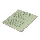 Carreau La ruée de Tom sur le tofu (Côté)