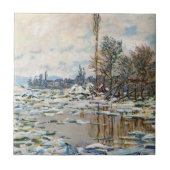 Carreau La rupture de la glace par Claude Monet (Devant)