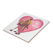 Carreau La Saint-Valentin au chameau (Côté)