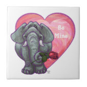 Carreau La Saint-Valentin des éléphants (Devant)