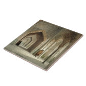 Carreau La salle de cour d'Alhambra, Grenade, 1853 (allumé (Côté)