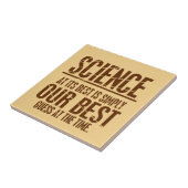 Carreau La science à son meilleur (Côté)