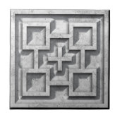 Carreau La sculpture sur pierre, l'imitation (Devant)